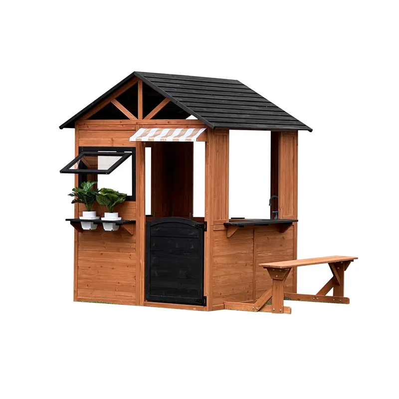 Holzpuppenhaus für Kinder, Vie – Kids Outdoor Climbing Frame Bewertung und Preis