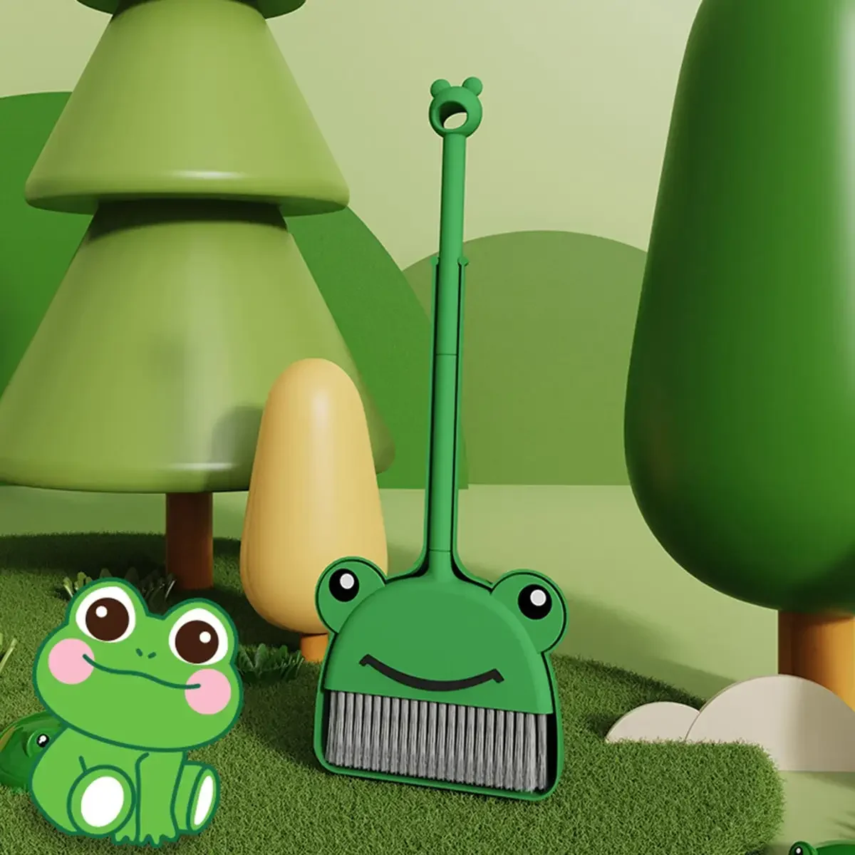 1 Set Mini-Besen mit Kehrschau – Kids Outdoor Broom Bewertung und Preis